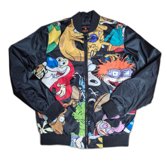 Members Only x Nickelodeon Retro Bomber Jacket Men's Size Small - Picture 1 of 6
